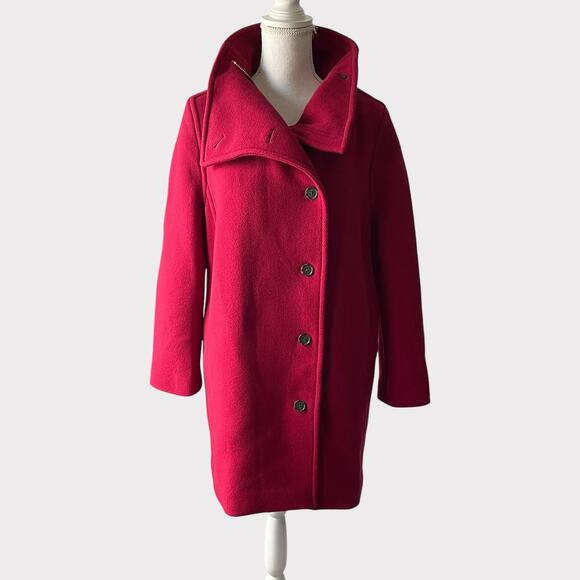 J.Crew Villa Cocoon Coat Italian Stadium Cloth Nello Gori Size 4 NWT Standing - Picture 1 of 13